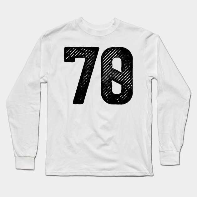 Seventy 70 Long Sleeve T-Shirt by colorsplash